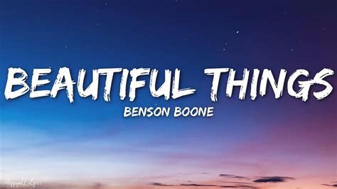 beatiful things letra